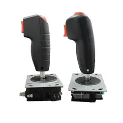 Arcade Joystick Flight Med Vibration Trigger Joystick Rød toppknapp 8-veis retningskontroll Wshaft Arcade