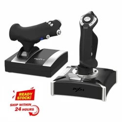 Flight Stick Joystick PXN-2119PRO Gamepad Gaming Controller Dual-Vibration Za PC/PS4/XBOX Za Microsoft Flight Simulator 2021