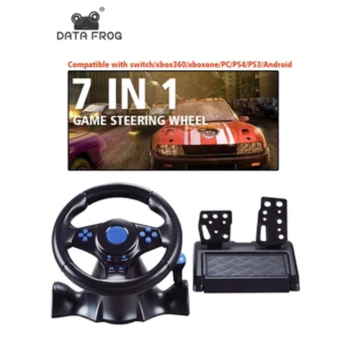 DATA Ếch Vô Lăng Cho Nintendo Switch PC PS3 PS4 Xbox 360 Rung Cần Điều Khiển Chơi Game Simracing Với Bàn Đạp Nhạy Cảm 2023