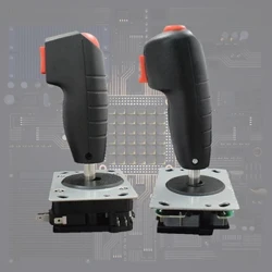 Flight Stick Dirgryniad Sbardun Joystick Top Sbardun Tân-Stick Button 8 Ffordd Ar gyfer Gêm Arcêd VR Peiriant Gwerthu Rhannau DIY