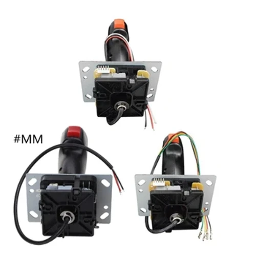 Arcade Joystick Flight Stick Med Vibration Trigger Joystick Röd Topp Brandknapp 8-vägs riktningskontroll Wshaft Arcade