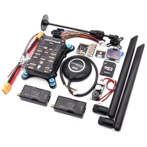 Pixhawk PX4 PRO Pixhawk2.4.8 32-bitine lennukontroller Autopiloot TÜÜP-C/ USB-port Futaba SBUS M8N GPS 3DR raadio V5 telemeetria DIY