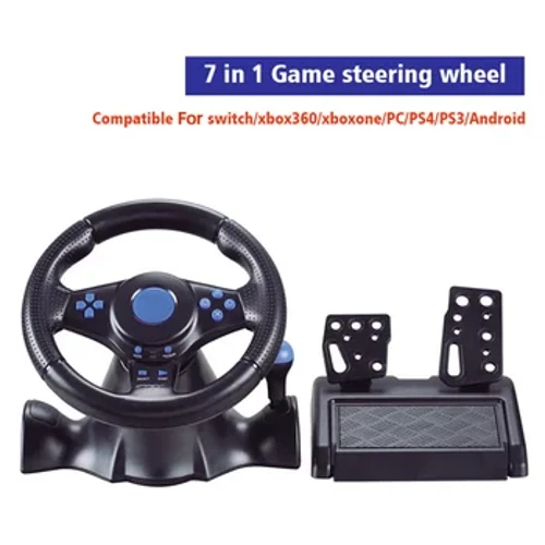 Racing Rad & Pedal Dual Clutch Launch Kontroll Lenkrad mat manuelle Shifter fir Switch / Xbox One / 360 / PS4 / PS2 / PS3 / PC