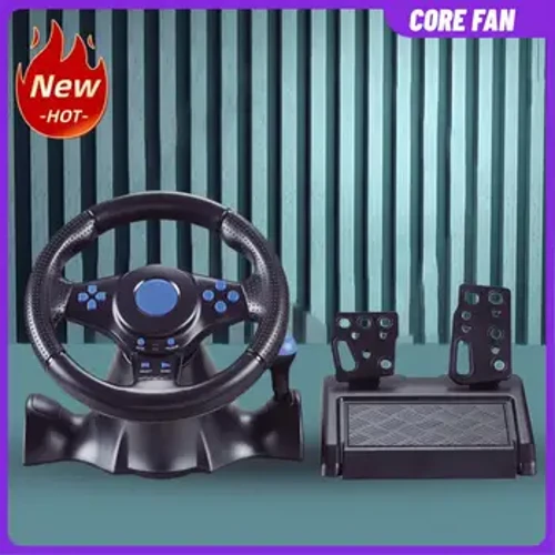 Roda Kemudi Balap Kontrol Getaran Roda Kemudi dengan Shifter Manual untuk Switch/Xbox One/360/PS4/PS2/PS3/PC