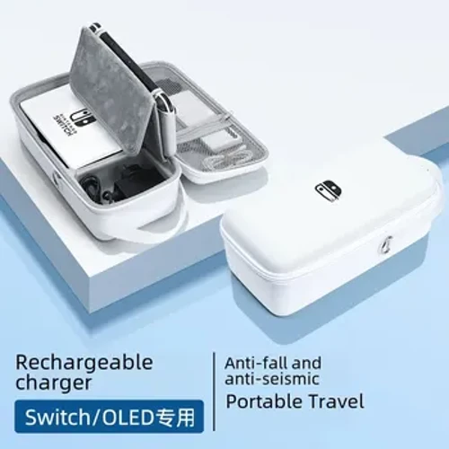 Bag Storio Symudol Symudol Capasiti Mawr Ar gyfer Clawr Amddiffynnol Consol Nintendo Switch Oled