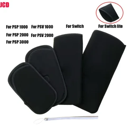 JCD 1pcs Soft Bag Shell Cover For Switch Lite Carry Case Bag Pouch For PSV PSP 1000 2000 3000 Carry Bag Shell Console