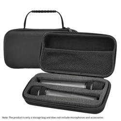 Custodia rigida per microfono in EVA, scatola per trasmettitore, custodia da viaggio portatile Bluetooth K Song