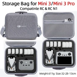 Untuk DJI Mavic Mini 3 Pro Tas Penyimpanan Portabel Bahu Perjalanan Carring Case Handheld Case untuk Mavic Mini 3 Pro Aksesoris Drone