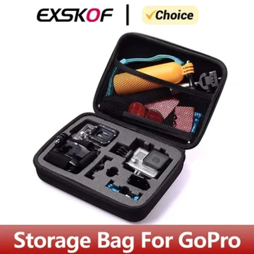 Carrying Case Protective Storage Bag Para sa GoPro Hero 12 11 10 9 8 7 6 5 4 SJCAM AKASO EKEN YI DJI Osmo Action Camera Accessories