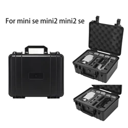 Hard Shell Drone อุปกรณ์เสริมกล่องกันน้ำสำหรับ DJI Mini 2/Mini 2 SE กระเป๋าเดินทาง Crashproof Explosion Proof Tote กระเป๋า