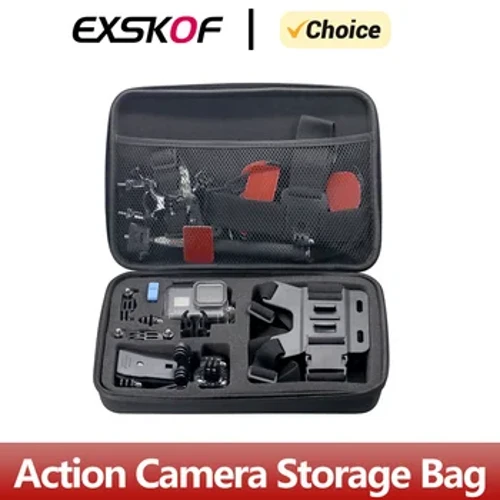 Taşıma Çantası saklama çantası Seyahat Taşıma Kutusu Gopro Hero 12 11 10 9 8 7 6 5 SJCAM AKASO H9R DJI Osmo Eylem Kamera Aksesuarları