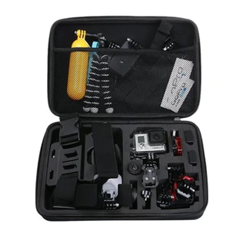 QQT Gopro Case Small Medium Large Size Accessory Anti-Schock Storage Bag Box Fir Hero11 10 9 8 7 SJCAM M20 SJ6 SJ7 Action Camera
