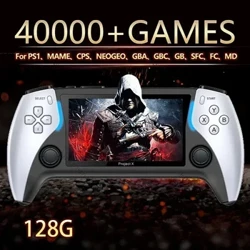 Dự Án Mới X Bỏ Túi Máy Chơi Game 128G 40000 + Trò Chơi Hỗ Trợ Lớn PS1 Retro Trò Chơi Loa Kép Stereo Tinh quà Tặng Cho Trẻ Em