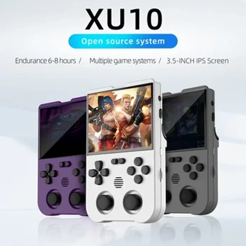 XU10 Handheld Game Console 3,5" IPS-näyttö 3000 mAh akku Linux-järjestelmä Miyoo RG35XX kannettava videopelikonsoli Kid Gift