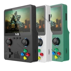 2023 Baru X6 3.5 Inci Layar IPS Pemain Game Genggam Dual Joystick 11 Simulator Konsol Game Video GBA untuk Hadiah Anak