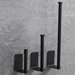 Porte-serviettes en papier adhésif porte-rouleau de papier toilette salle de bain porte-rouleau de papier sans poinçon acier inoxydable noir or porte-rouleau