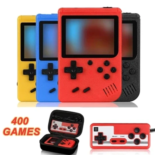 Konsol Game Video Genggam Mini Portabel Retro 8-Bit 3.0 Inch Warna LCD Warna Pemain Game Built-in 400 game Kanggo Hadiah Anak