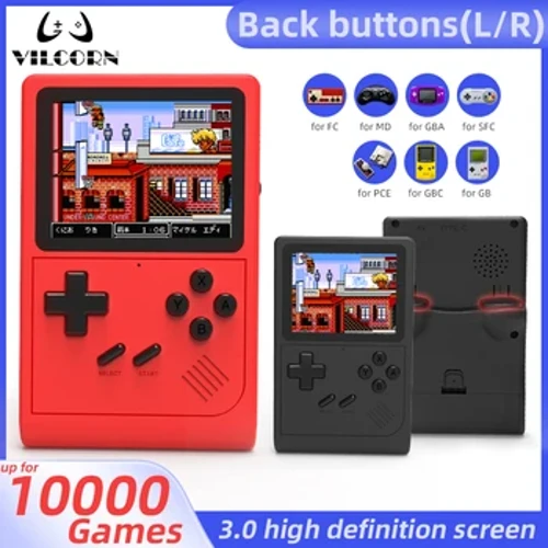 GB300 Retro Mini Handheld Game Player Portable Video Game Console Up to 10000 Games For SFC FC Gameboy AV Out Gift