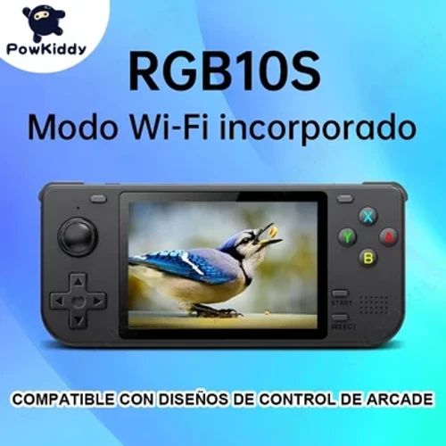 RGB10S Powkiddy ručna igraća konzola 3,5 inča OGA IPS ekran RK3326 WIFI Linux OS Prijenosni 3D rocker MAME N64 GBA NES PS konzola
