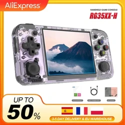 I-RG35XX H I-Handheld Game Console Isidlali Semidlalo Yamavidiyo We-Retro IPS 640x480 Isikrini 3300 MAh Isistimu ye-Linux Yebhethri Yokudlala Imidlalo Yamavidiyo