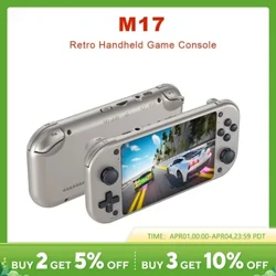 Mchezo wa Video wa BOYHOM M17 wa Retro wa Kushikiliwa kwa Mkono wa Dashibodi ya Chanzo Huria cha Linux Mfumo wa Inchi 4.3 wa Kicheza Video cha Kifuko cha IPS cha Skrini ya Kubebeka ya PSP