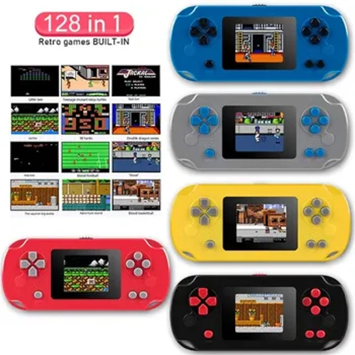 GAMINJA GC31 Retro แบบพกพา Mini Handheld คอนโซลวิดีโอเกมหน้าจอสี TFT เด็กเกม 8Bit เกม