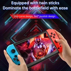 USB Charging Retro Video Game Console Player 7inch TFT Screen Portable Handheld Video Game Pucket Games Console mo Tama teine