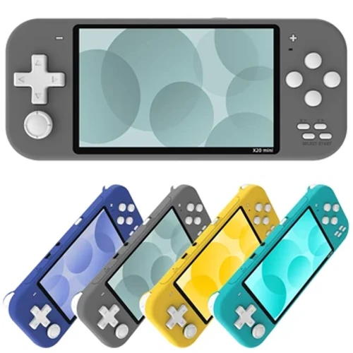X20mini kézi beépített 3000 játék, 4,3 hüvelykes képernyő, retro videó játékkonzol