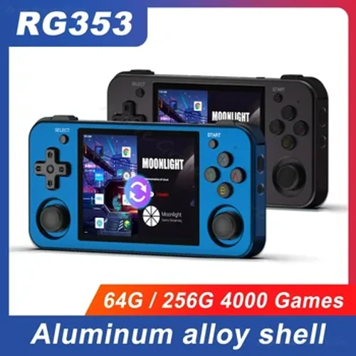 I-RG353M Handheld Game Console Aluminium Alloy Shell 3.5 Inch Multi touch Screen Dual OS HDMI Isidlali esihambisanayo 4000 Imidlalo #20