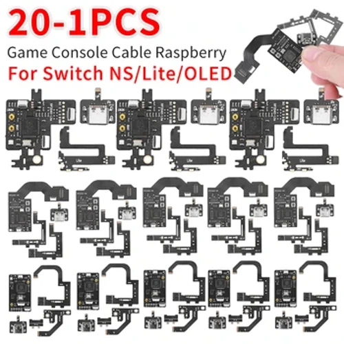 Nintendo kommutatory üçin RP2040 Oýun konsol kabeli, Nintendo garnituralaryny çalyşmak üçin bölekleri çalyşmak