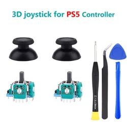 Playstation 5 DualSense PS5 Controller tornavida uchun joystiklarni almashtirish 2K3 Ohm Analog 3D barmoq tayoqchasini ta'mirlash qismlari to'plami