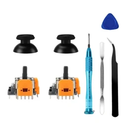 Erstatning Hall Effect 3D Analog Joystick for Playstation 5 DualSense PS5-kontroller Thumbstick Reparasjonsdeler tilbehør