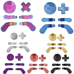 6 in 1 Metall-Controller-Zubehör mit 4 Paddles 2 D-Pad Zubehörteile Ersatzteile-Kit für Xbox One Elite Series 2