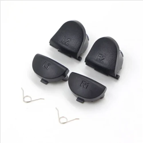 L2 R2 L1 R1 abiarazte-botoi berriak PS4 kontrolagailuaren ordezko piezak Dualshock 4 kontrolagailuetarako