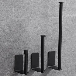Porte-serviettes en papier adhésif porte-rouleau de papier toilette salle de bain porte-rouleau de papier sans poinçon acier inoxydable noir or porte-rouleau