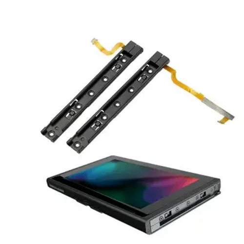 Lénks + Riets Ersatz Rail Slider Set Flex Kabel fir Nintendo Switch Joy-Con