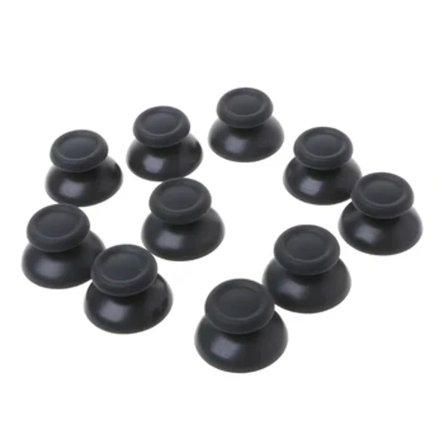 1 set/10 st plast svart analog tumsticka byte till PlayStation 4 PS4 Pro Controller Högkvalitativ tumstickslock