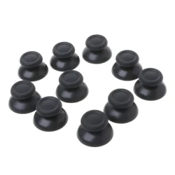 1 Bộ/10 Cái Nhựa Đen Analog Tự Dùng Ngón Tay Cái Dính Thay Thế Cho PlayStation 4 PS4 Pro Bộ Điều Khiển Chất Lượng Cao Tự Dùng nắp