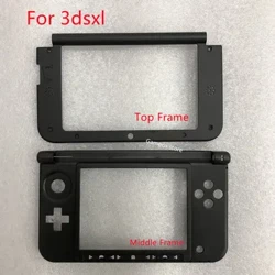 Thay thế Cho 3DS XL cho vỏ 3dsxl Khung vỏ màu trắng hoặc vỏ màu đen Vỏ ở giữa hoặc trên cùng Khung nhựa phía trên