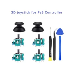 Замена джойстиков для PlayStation 5 DualSense PS5, отвертка с аналоговым 3D-джойстиком 2K3 Ом, комплект запчастей для ремонта джойстиков