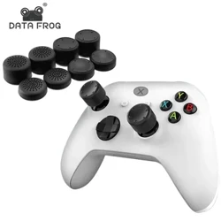 DATA FROG 8Pcs Silikon Analog Thumb Stick Joystick Fir PS4/PS5 Controller Ersatzdeeler Fir PS4 Thumb Grip Accessoiren 2023