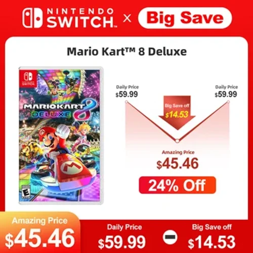 Mario Kart 8 Deluxe Nintendo Switchi mängupakkumised Switch OLED Lite jaoks mõeldud 100% ametlikud originaalsed füüsilised mängukaardid