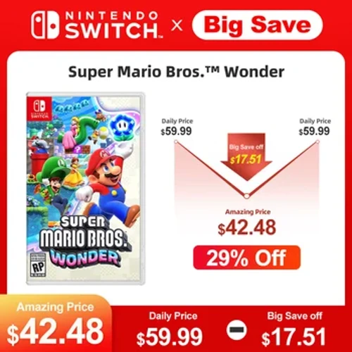 Super Mario Bros. Wonder Trò chơi Nintendo Switch Ưu đãi 100% Chính thức nguyên gốc Thẻ trò chơi vật lý Thể loại hành động cho Switch OLED Lite