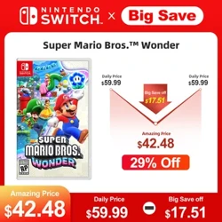 Super Mario Bros. Wonder Trò chơi Nintendo Switch Ưu đãi 100% Chính thức nguyên gốc Thẻ trò chơi vật lý Thể loại hành động cho Switch OLED Lite