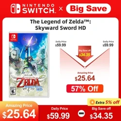 Zelda Skyward Gylyç HD Nintendo Switch Oýun OLED Lite üçin 100% resmi asyl fiziki oýun kartoçkasy satylýar
