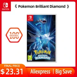 Pokemon Brilliant Diamond - Stander Edition - зделки за игри на Nintendo Switch - Поддршка за цврсти касети за игри за повеќе јазици