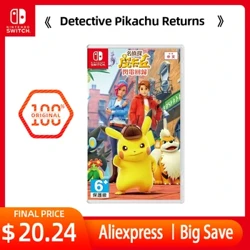 Pikachu nyomozó visszatér – Nintendo Switch játékkazettás fizikai kártya kaland a Switch OLED Lite-hoz