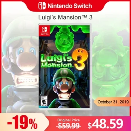 Hāʻawi ʻo Luigi 's Mansion 3 i ka pāʻani Nintendo Switch 100% Official Kāleka Pāʻani Kūʻai Kūʻai Kūʻai Kūʻai no Switch OLED Lite