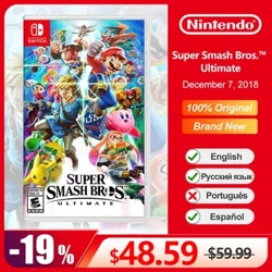 Super Smash Bros. Ultimate Nintendo Switch зделки 100% официјална оригинална физичка картичка за игра за Nintendo Switch OLED Lite