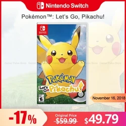 Pokemon Let's Go Pikachu Nintendo Switch Game Ưu Đãi 100% Chính Thức Nguyên Bản Vật Lý Thẻ Trò Chơi Nhập Vai Thể Loại Cho Switch OLED Lite